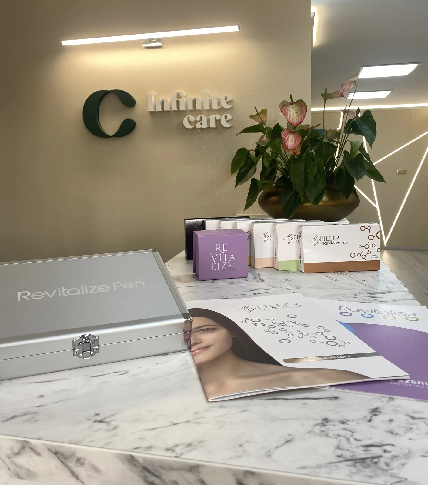 Recepció az Infinite Care logófallal